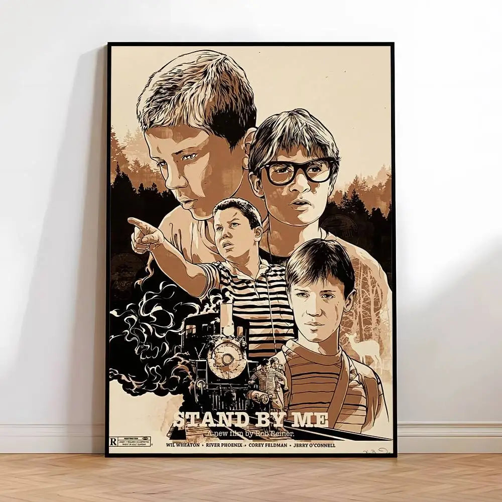 Stand by Me Movie Poster – HD Self-Adhesive Waterproof Wall Art