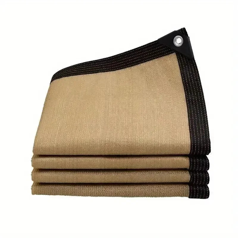 200x400cm Beige HDPE Outdoor Shade Net – Heat Insulation Cloth
