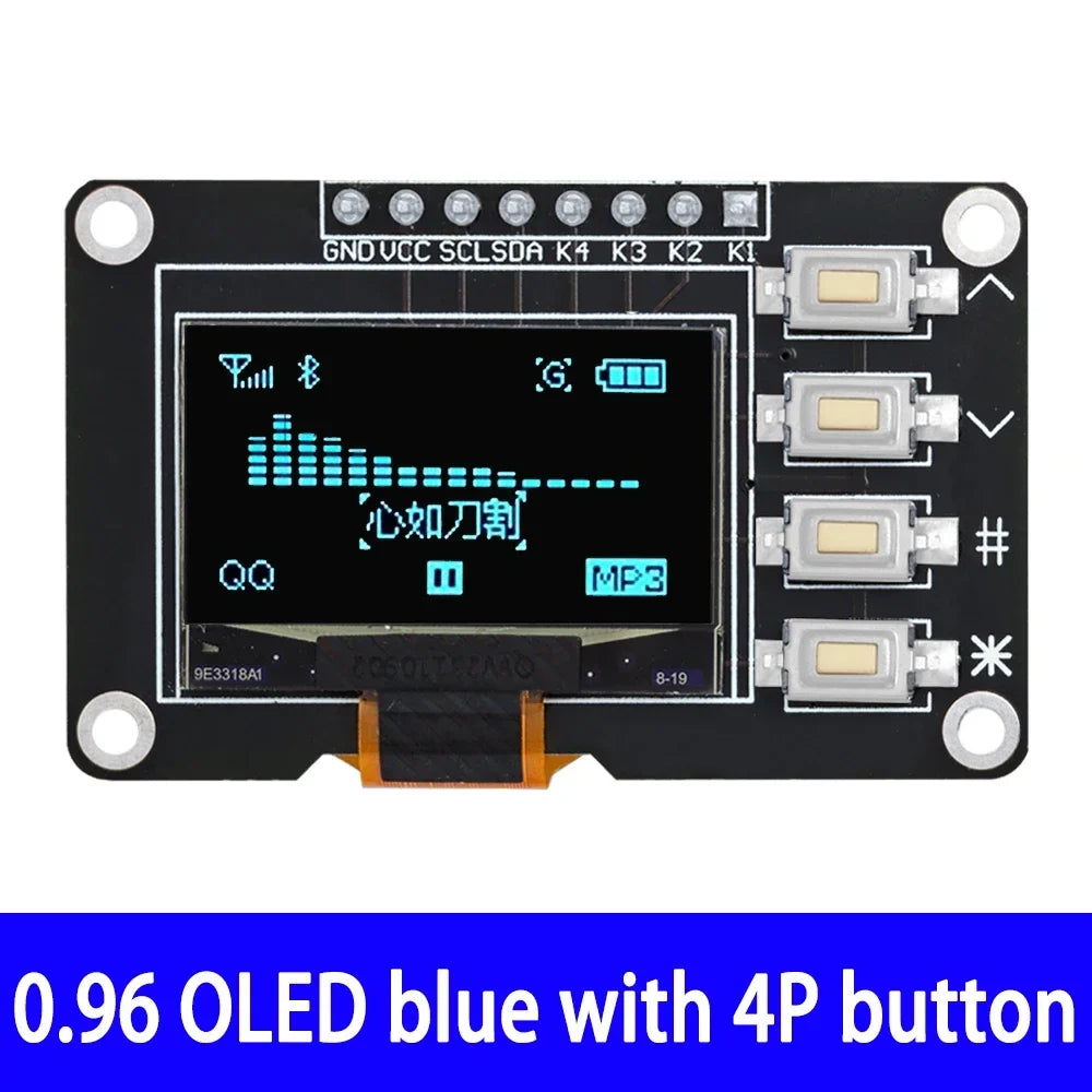 0.96" OLED Display Module 128x64 I2C SSD1315 for Arduino
