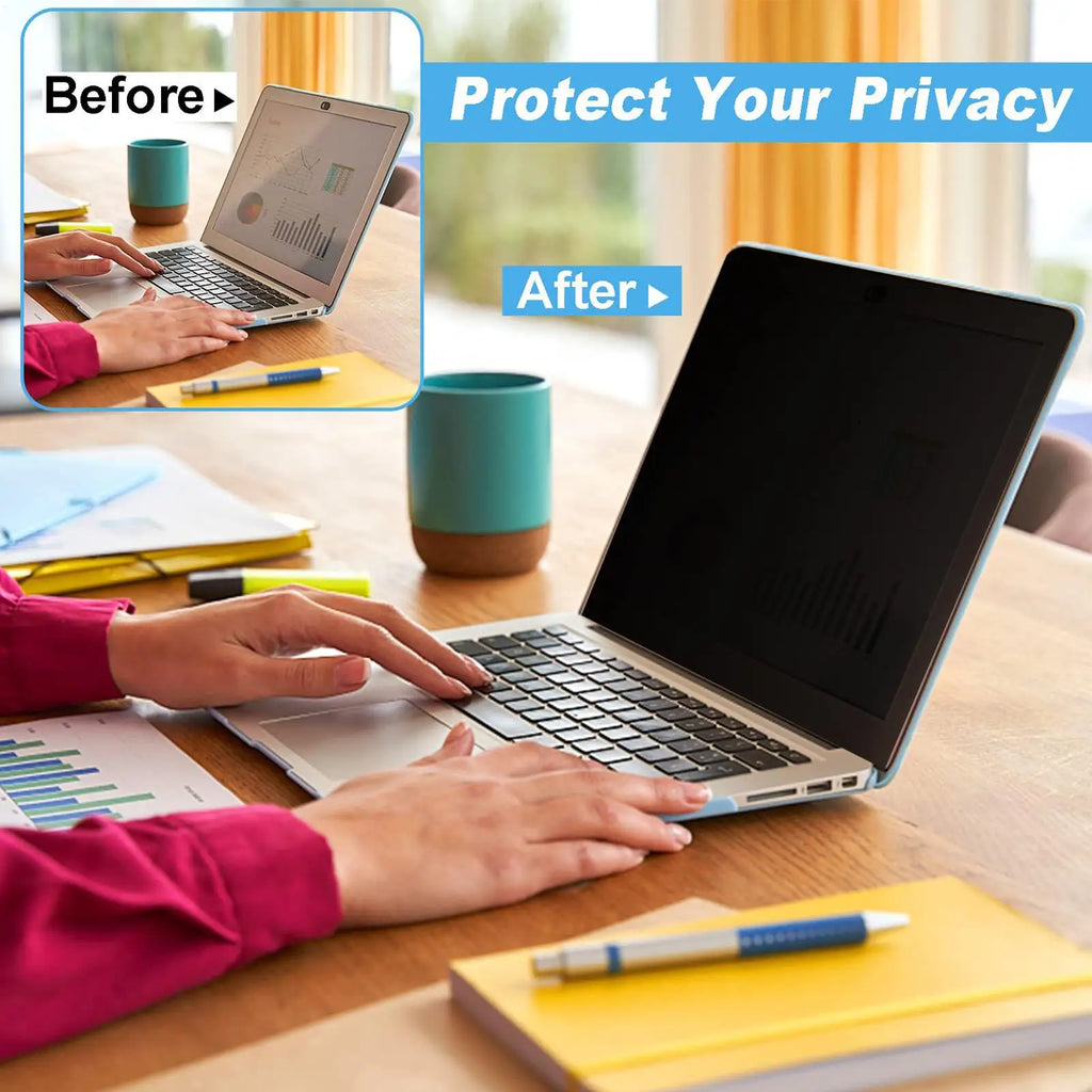 Privacy Screen Laptop Computer Shield Removable Anti-scratch