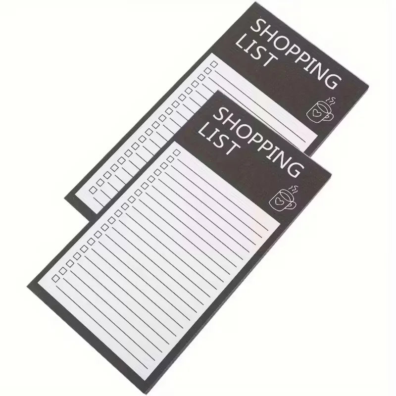 Magnetic Grocery List Planning Pad-notepad Checkboxes-ideal Easy