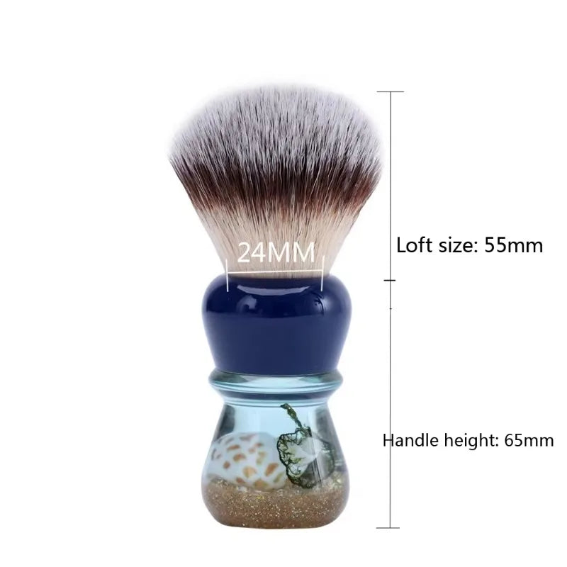 YAQI Atlantis Synthetic Hair Shaving Brush Portable Travel Cleaning