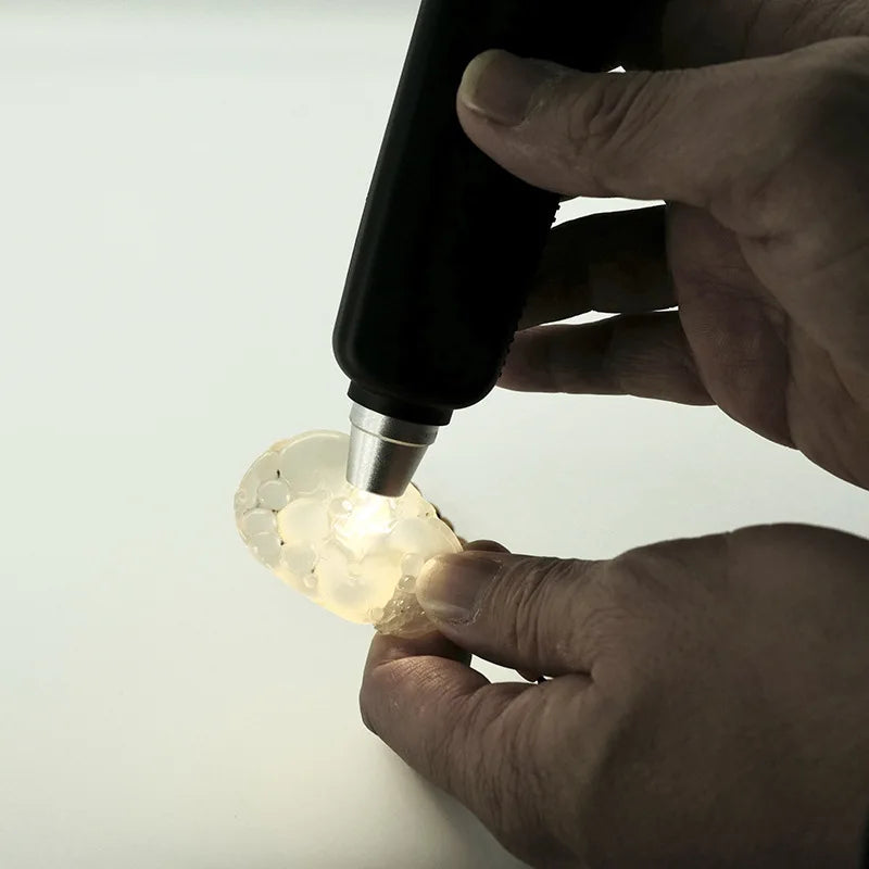 30X Rechargeable Magnifying Glass with LED Light – 3 Modes
