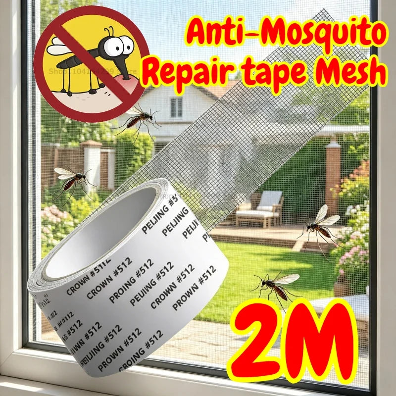 Window Screen Repair Tape – Self-Adhesive Mesh Patch
