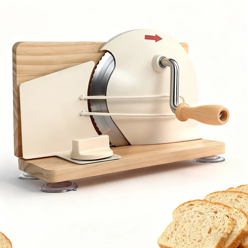 Adjustable Manual Bread Slicer Set – 1–20mm Cutter & Dough Tool