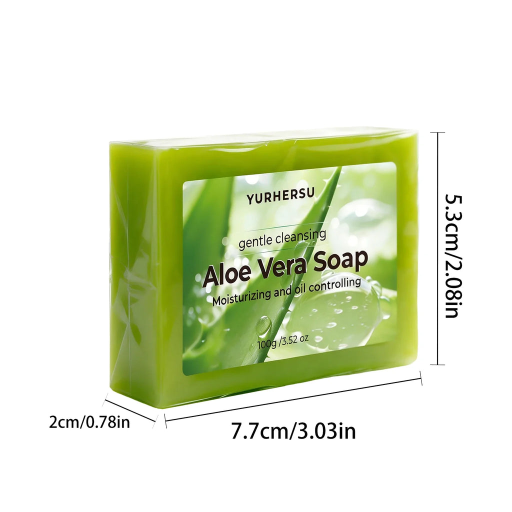 Aloe Vera Essential Oil Soap Bar – Deep Cleanse & Hydrate