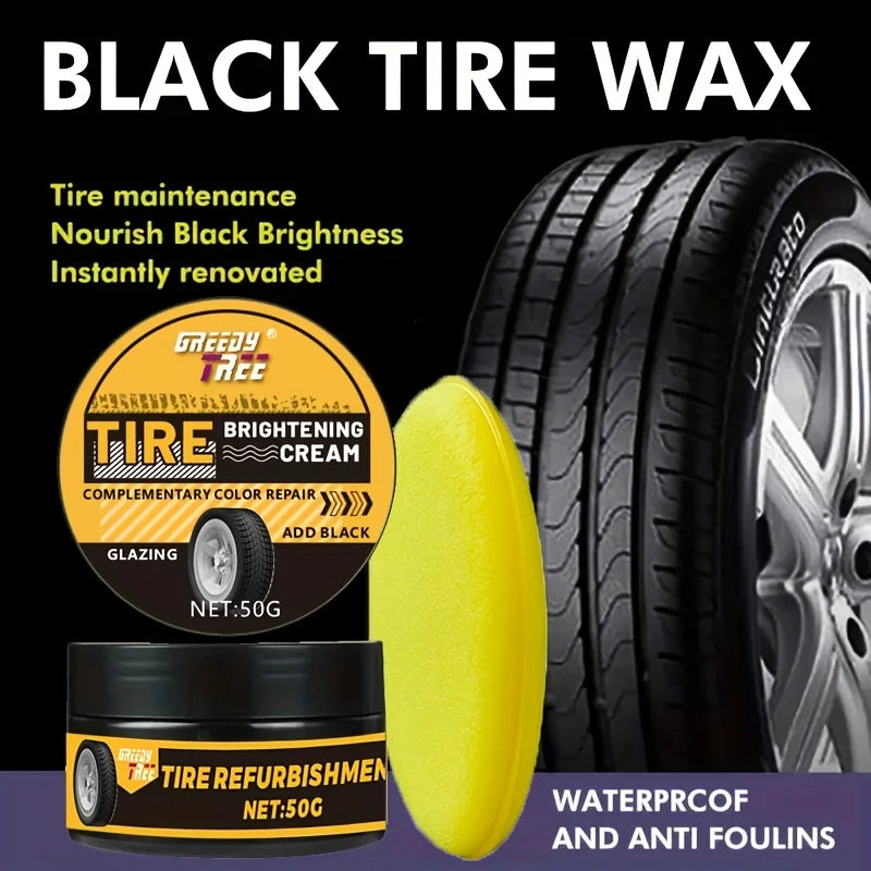 Car Tire Shine Wax – Gloss Enhancer & Durable Protection