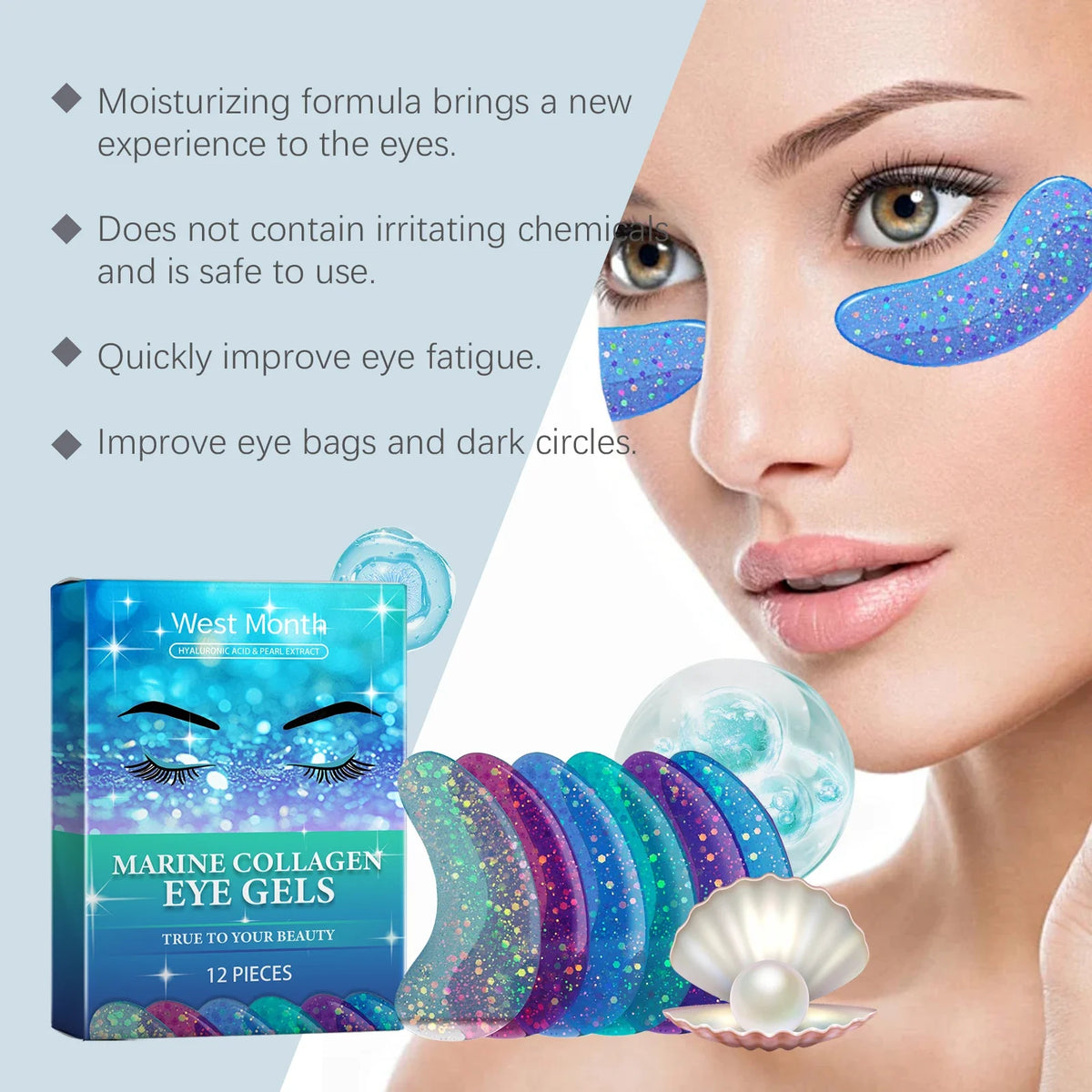 Collagen Firming Eye Mask – Brightens, Lifts & Moisturizes