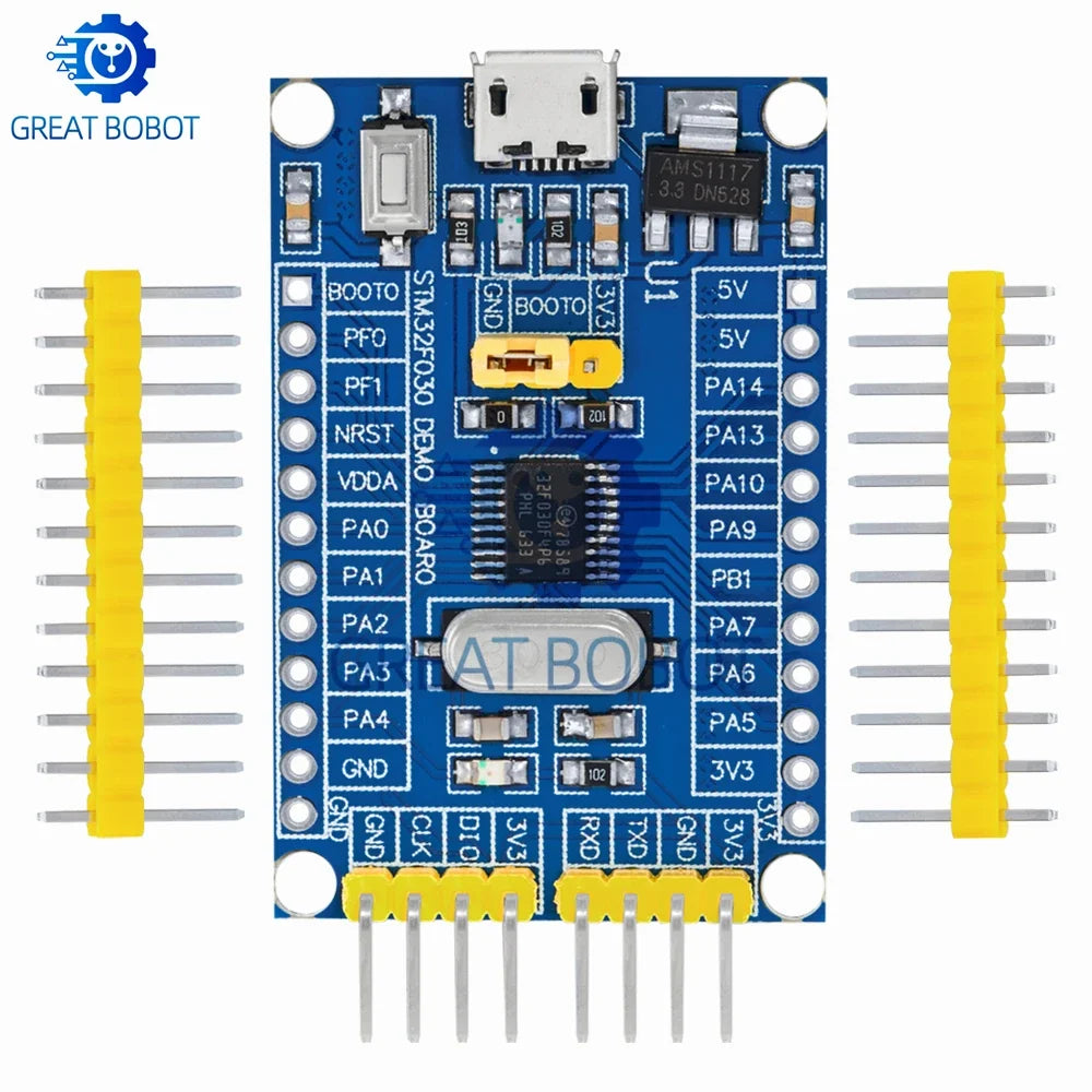 STM32F030F4P6 Mini Dev Board – 48MHz Cortex-M0 32-Bit