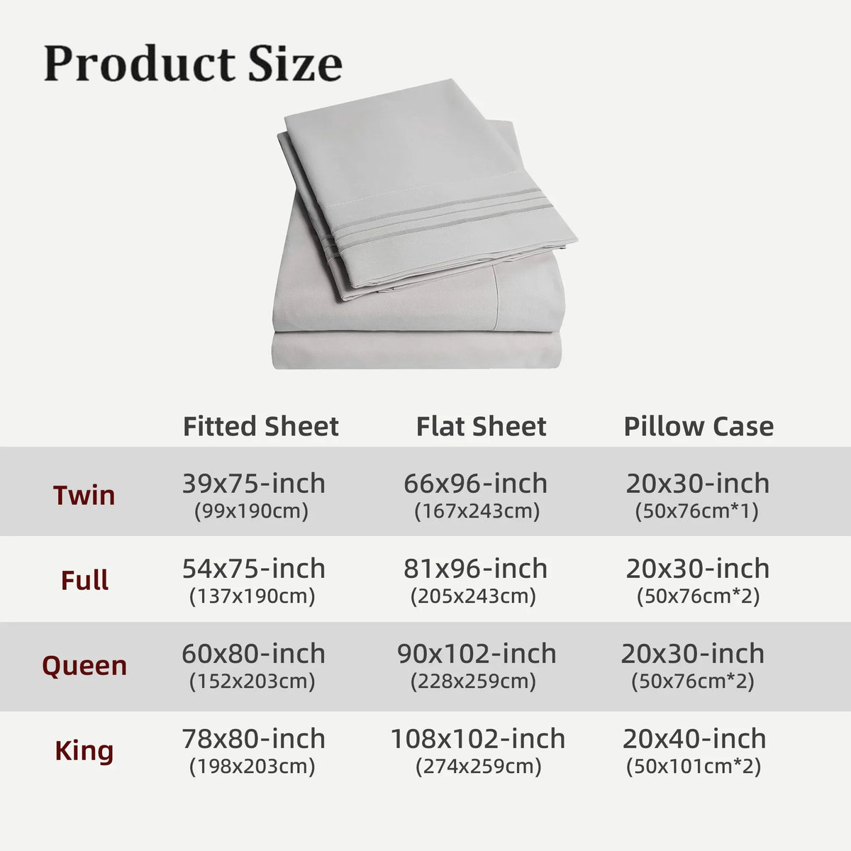 Battilo 4-Piece Luxury Microfiber Bed Sheet Set | All Sizes