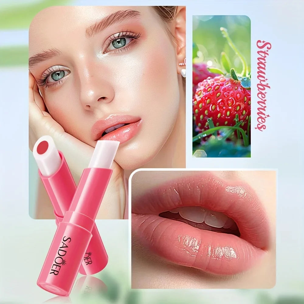 Strawberry Color-Changing Moisturizing Lip Balm 2.5g