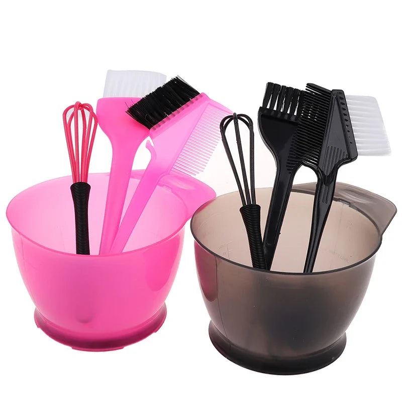 5-Pc Hair Coloring Brush & Bowl Set – Bleaching Dye Kit