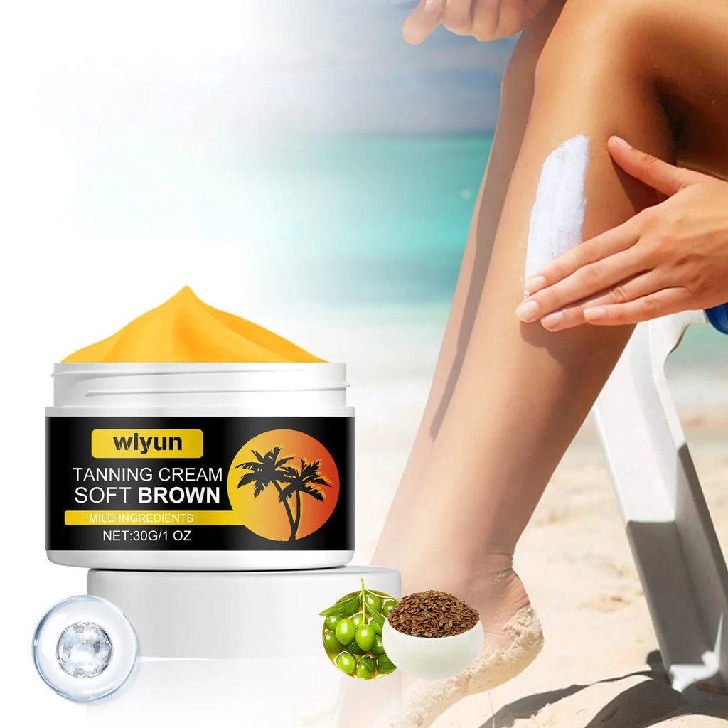 WIYUN Self Tanner Bronzer Booster Cream – Sunless Tan 30g/60g