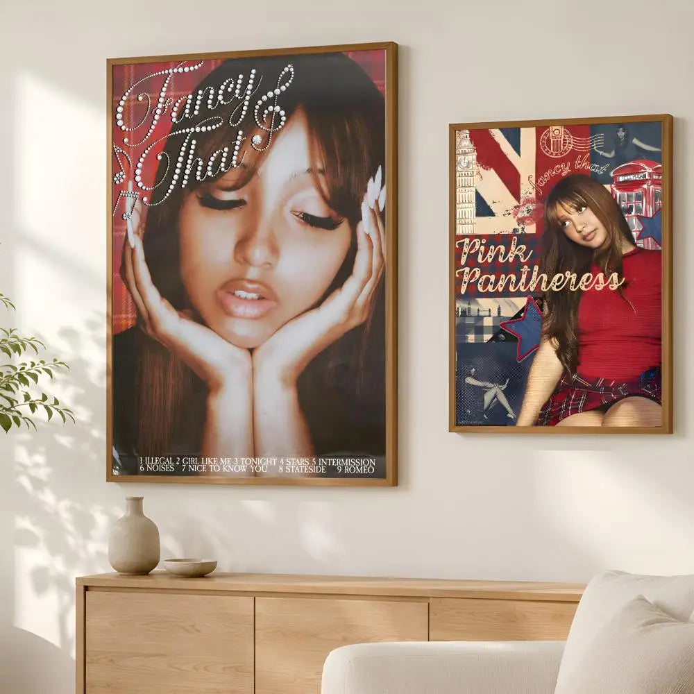 PinkPantheress HD Self-Stick PVC Wall Art Poster | Waterproof