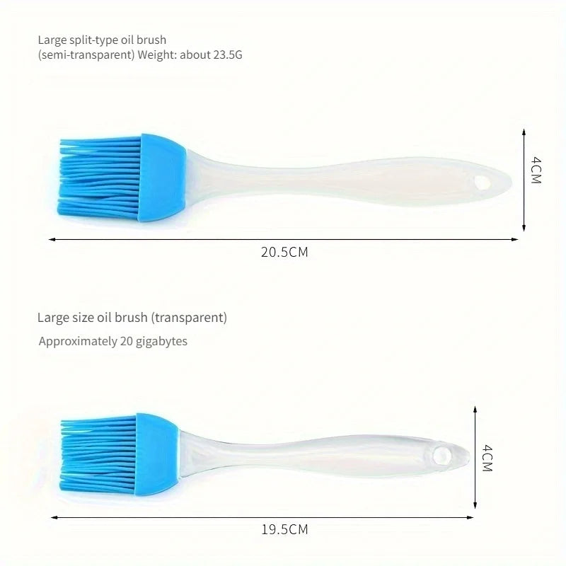 Silicone Spatula & BBQ Basting Brush – Heat Resistant Kitchen Tool