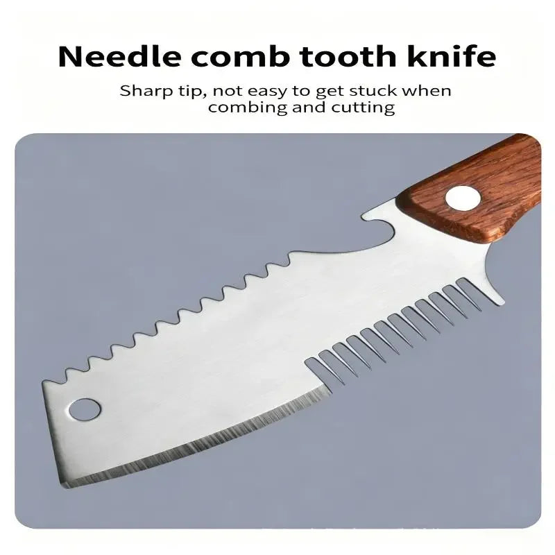Stainless Steel Vegetable Peeler & Bottle Opener – Wood Handle