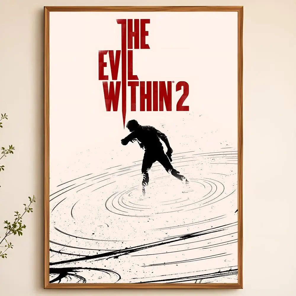 The Evil Within Poster – Self-Adhesive Waterproof Wall Art