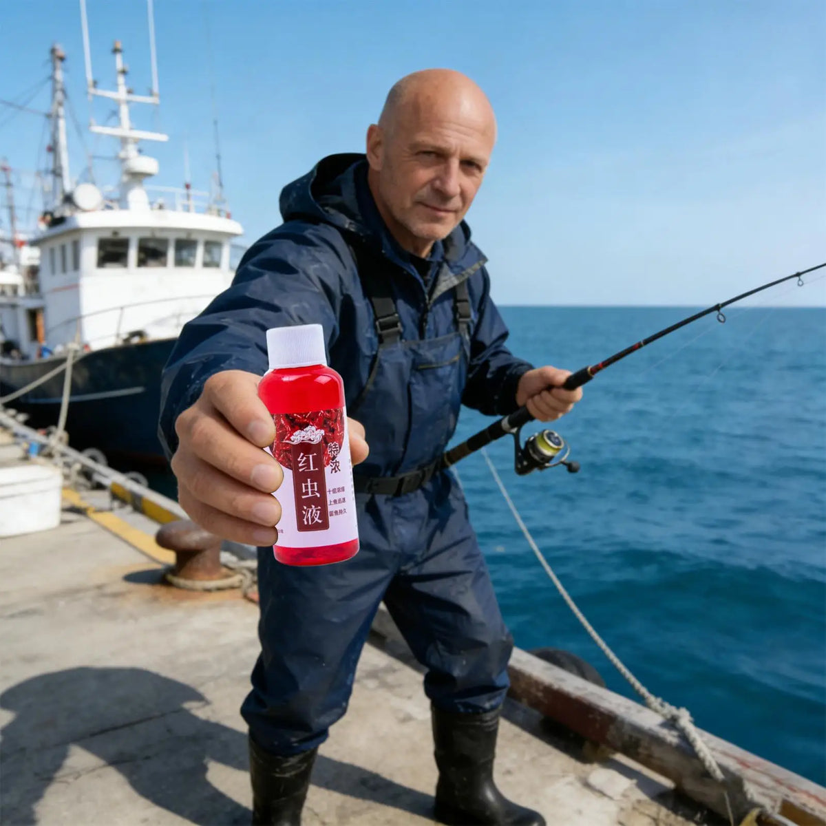 Natural Liquid Fish Attractant – Freshwater & Saltwater Bait