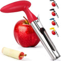 Stainless Steel Apple Corer – Sharp Fruit & Veggie Core Remover