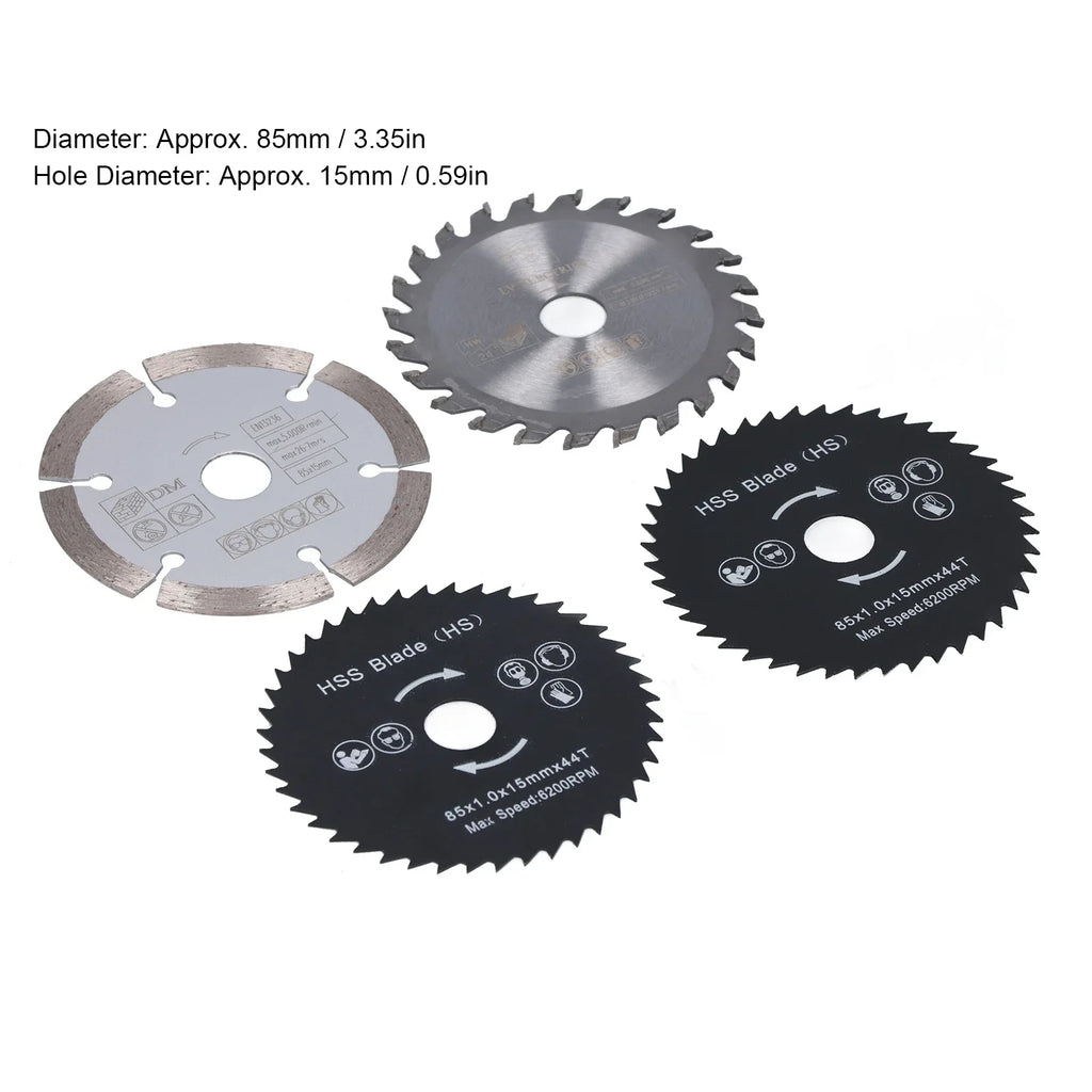 Mini Circular Saw Blade Alloy Steel Cutting Rotary Tools Wheel Wood