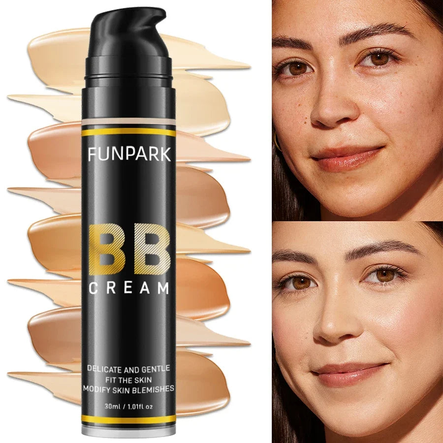 FUNPARK CC Cream Foundation – 8 Shades, Concealer & Coverage