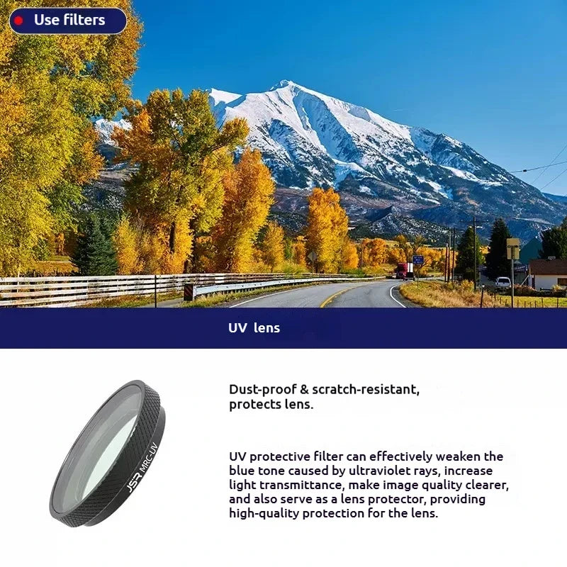 JSR ND4–ND64 Optical Glass ND Filters for Insta360 GO 3S
