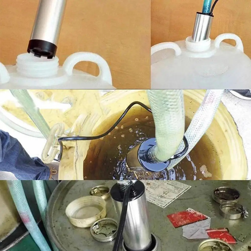 12V Submersible Fuel Transfer Pump – Stainless Steel 38mm