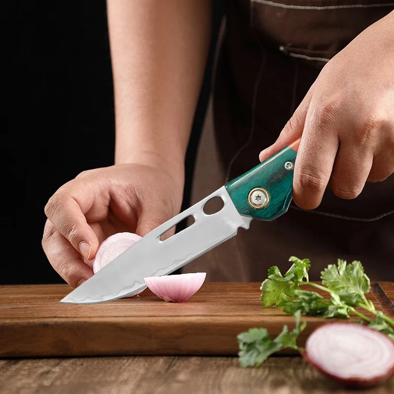Folding Pocket Knife – Stainless Steel Boning & Fruit Knife