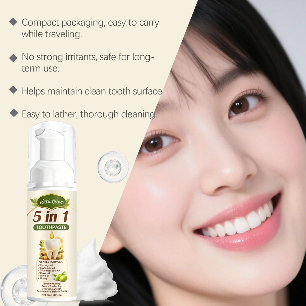 Olive Teeth Clean Toothpaste – Whitening & Fresh Breath 60ml