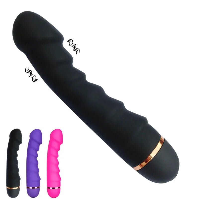 20 Modes Vibrator Soft Silicone Dildo Realistic Penis Strong Motor