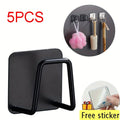 Stainless Steel Sink Sponge Holder | Self-Adhesive Wall Rack
