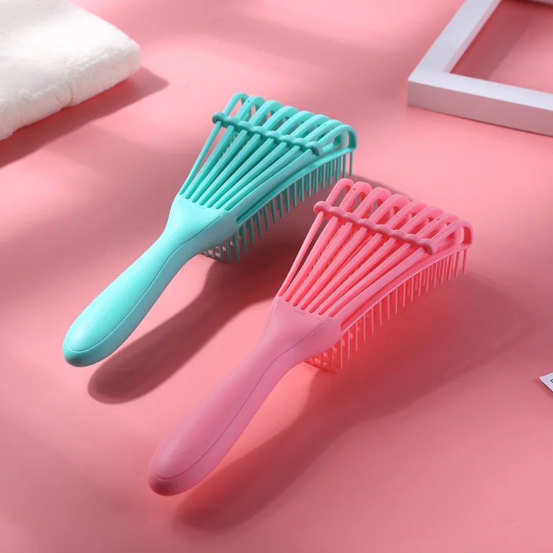 Hair Comb Detangling Brush Scalp Massage Detangler Curly Thick