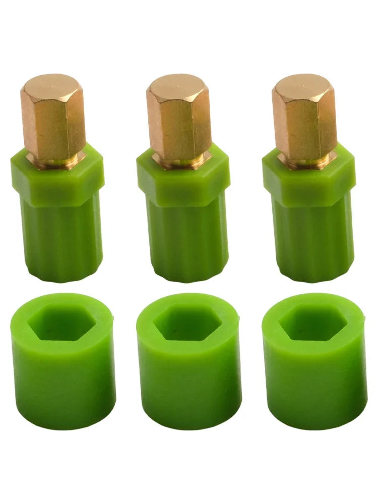 Brass Shear Shaft Coupler for KP Series Pasta Roller – 3-Pack
