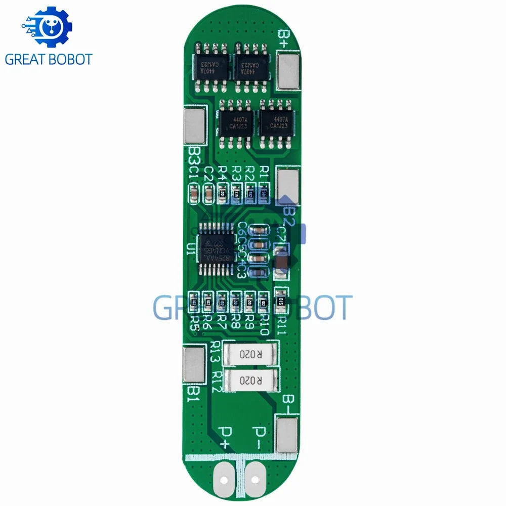 4S 14.8V 12A Li-Ion Battery Charger Board for 18650 Cells