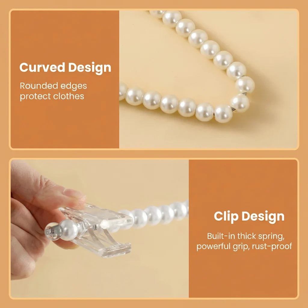 Plastic Pearl Decorative Hanger Clothing Accessory Children Skirts