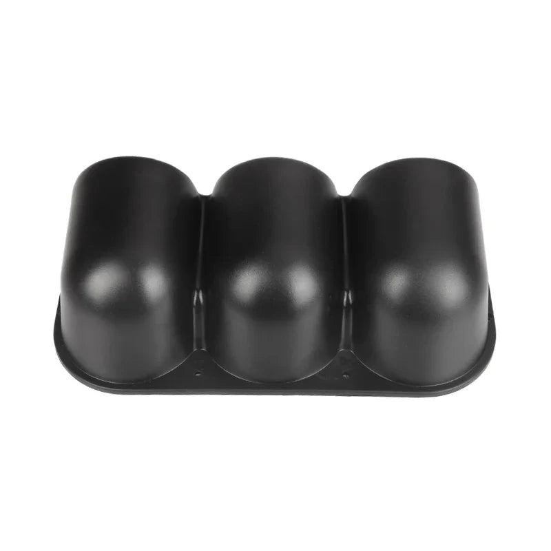 Triple 52mm Car Gauge Pod Holder | 3-Cup Dashboard Mount