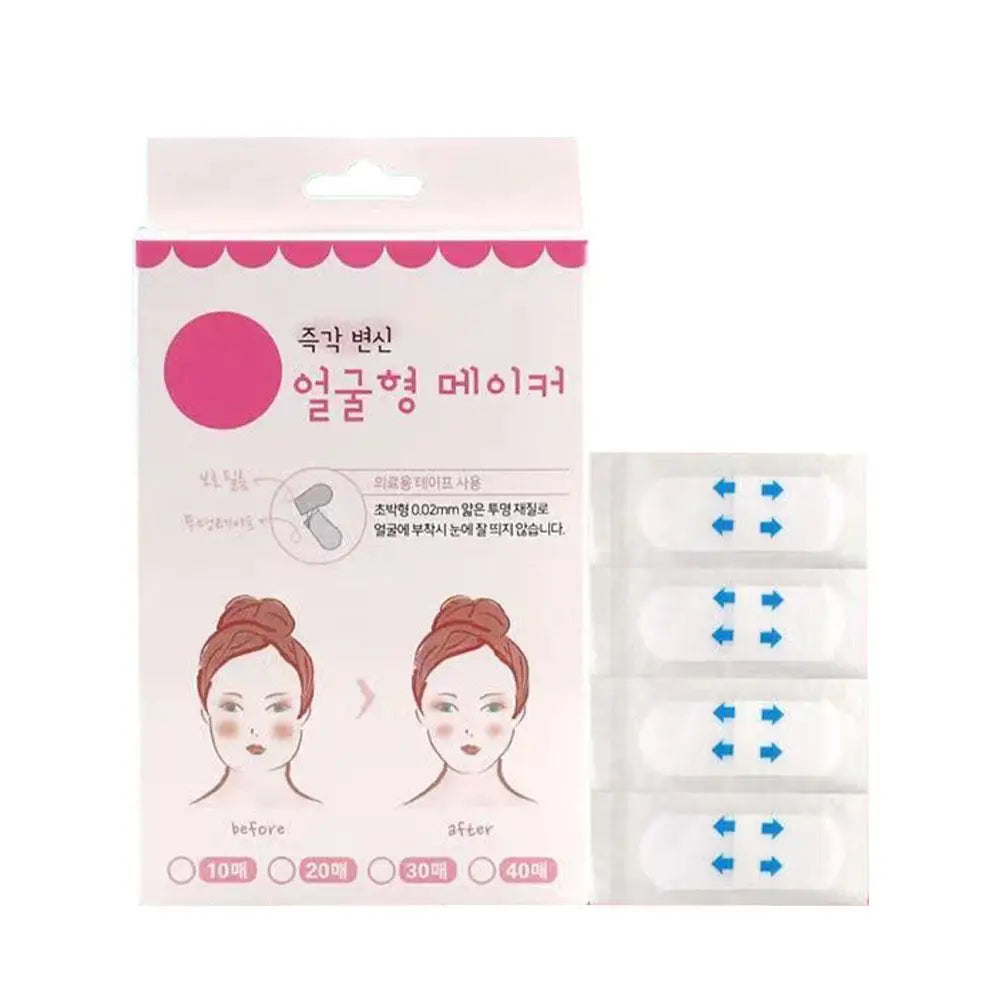 SADOER Invisible Face Lift Tape – 40 V-Shape Chin Patches