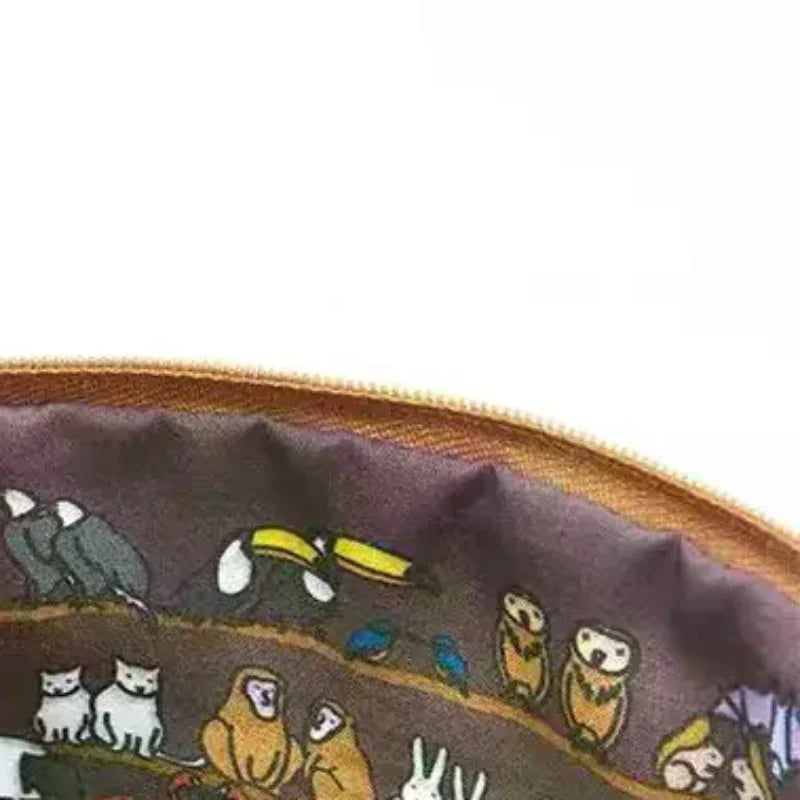 Embroidered Cosmetic Pouch – Zippered Makeup Organizer Bag