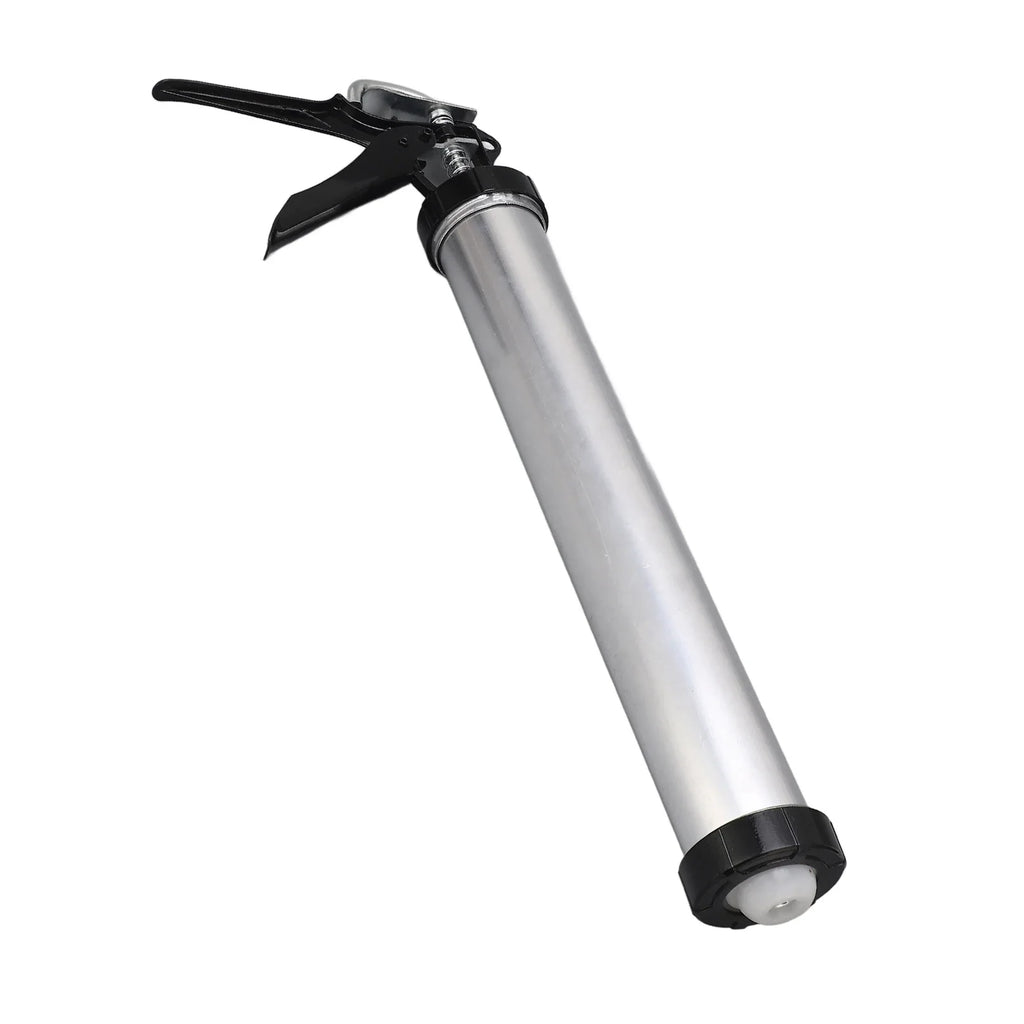 Air Caulking Gun Aluminum Tube Silicone Caulk Tool 10 Nozzles Tools