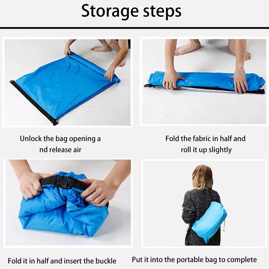 Portable Inflatable Lounger Sofa | Camping Beach Outdoor