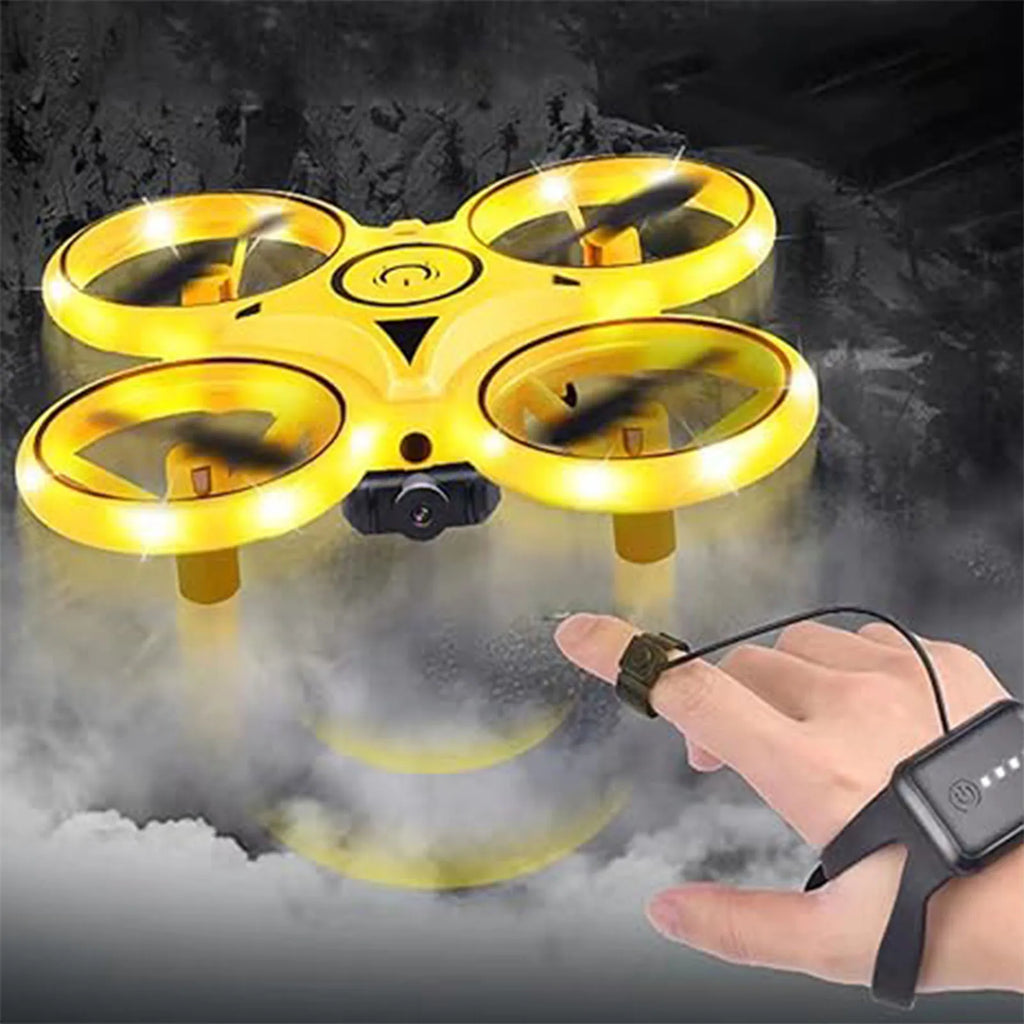 Gesture Control LED Drone Toy for Kids | RC Quadcopter Gift
