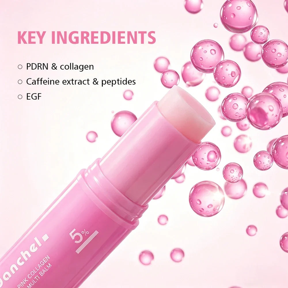 PDRN Pink Collagen Stick & Jelly Face Cream Set | Firming