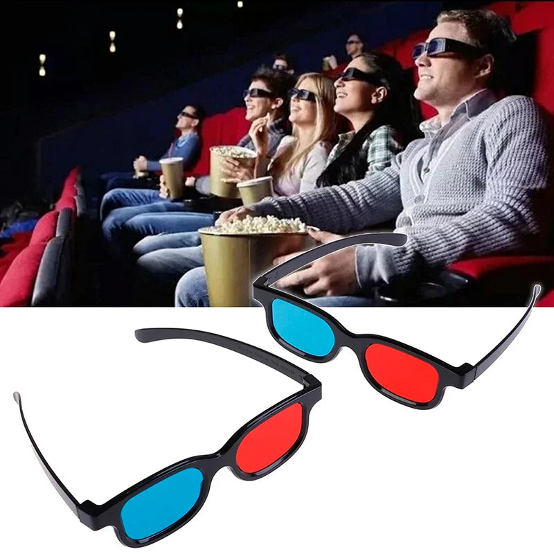 Red Blue Anaglyph 3D Glasses – Movies, Games & 3D Pictures