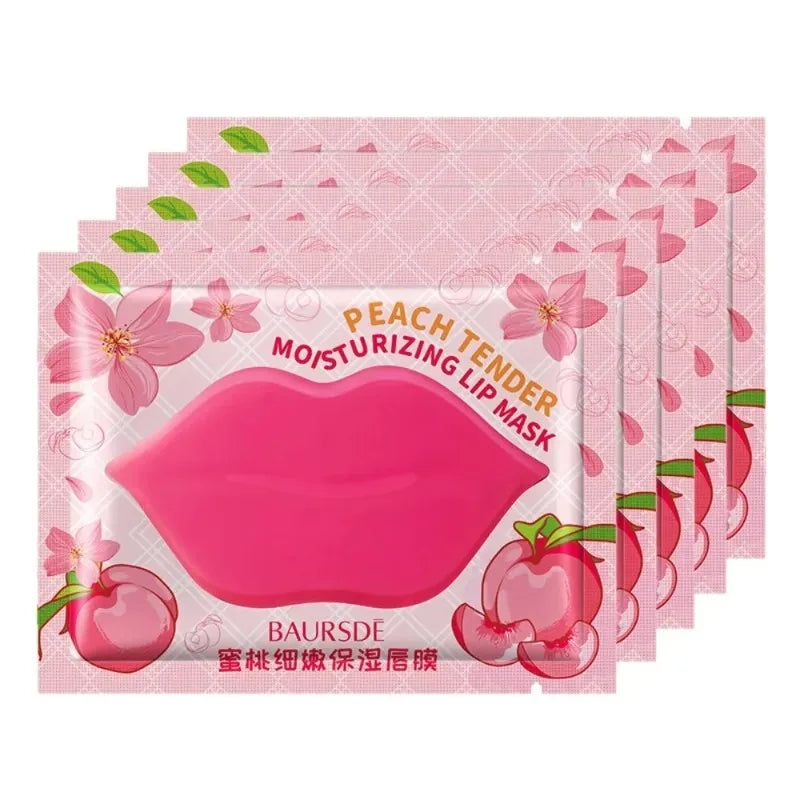 LAIKOU Collagen Fruit Essence Lip Mask – Moisturizing Gel Patches