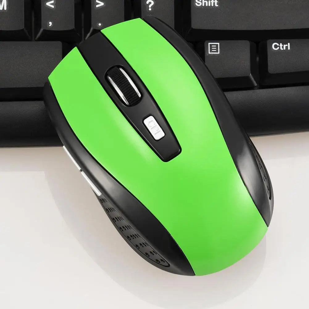 BUDI 2.4G Wireless Mouse – 2400 DPI, 6 Colors, Mini & Slim