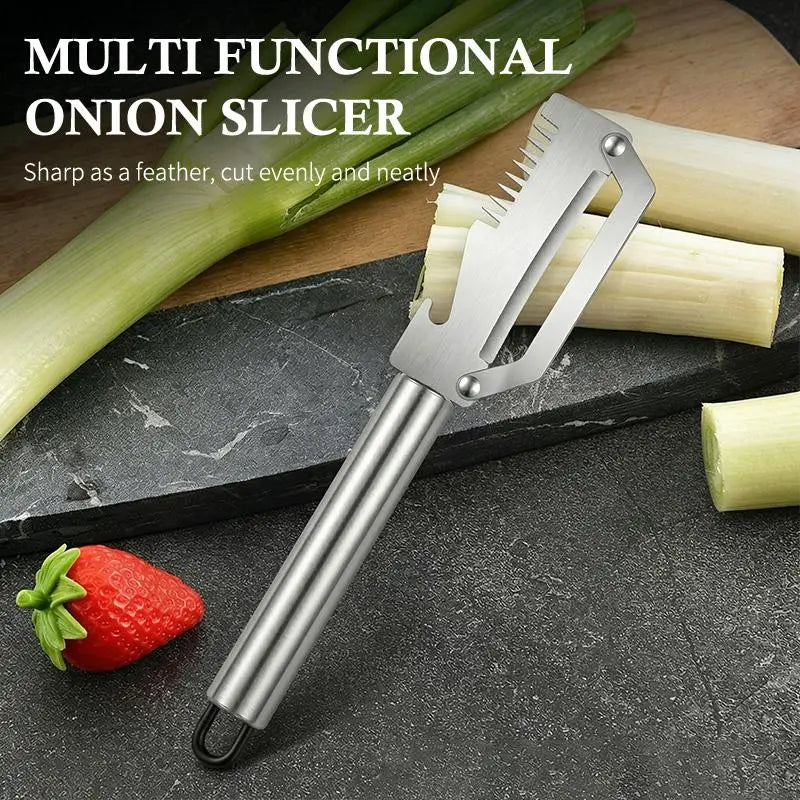 Stainless Steel Scallion Peeler Knife – 1/2/3 Pcs Set