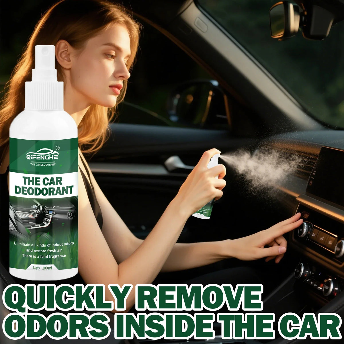 TOPMVCAR Car Air Freshener Antibacterial AC Spray | Odor