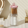 Clear Storage Box PS Swab Home Room Bedroom Bathroom House Pink