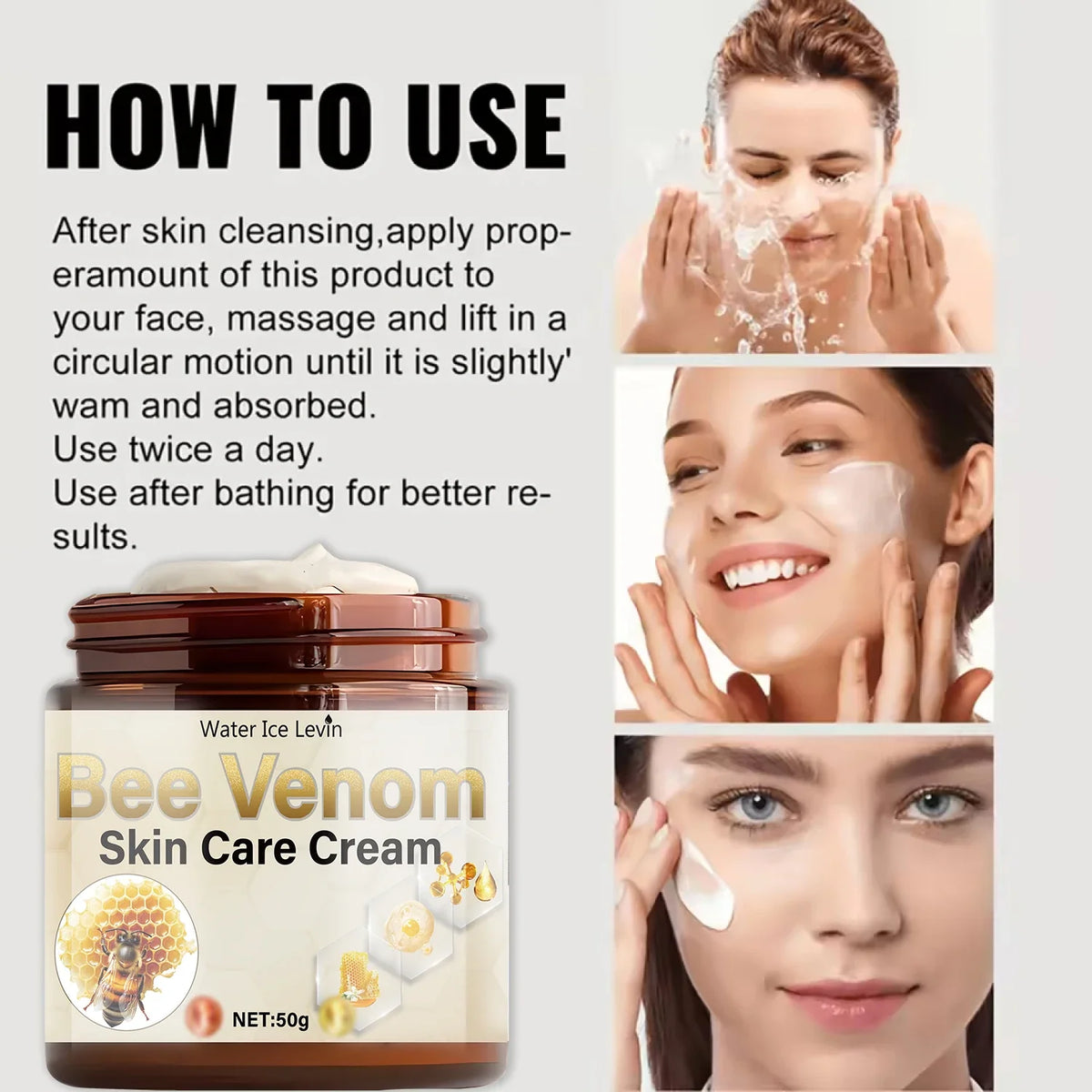 Bee Venom Face Cream – Firming, Anti-Aging & Moisturizer