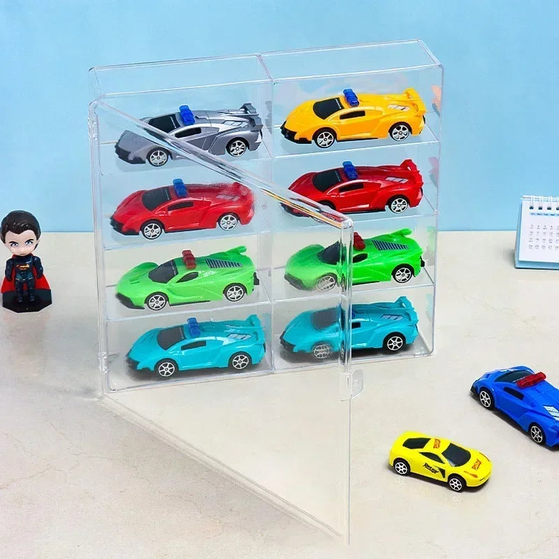 Acrylic Car Display Box 1 64 Wheels Model Toy 8 Grid Cabinet Rack